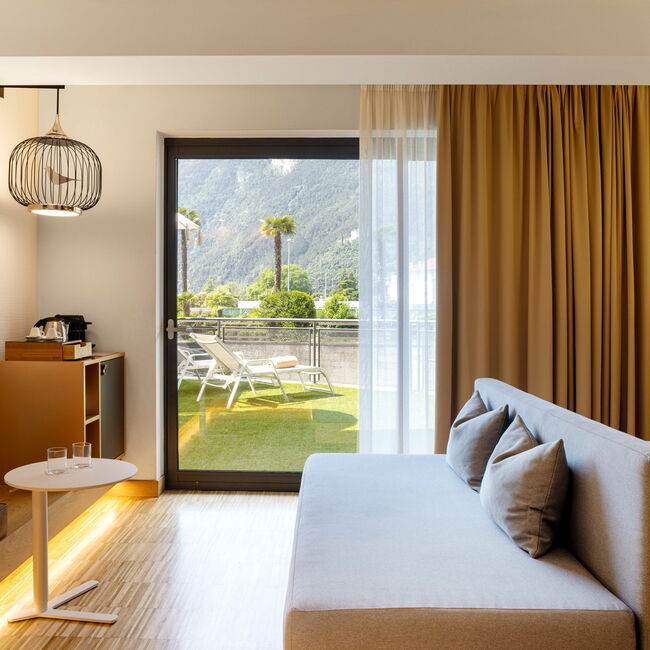 Oasi Junior Suite - Quando pensi ad un’oasi dove stare bene:  attraverso il design, ogni dettaglio  racconta il parco di Astoria Resor