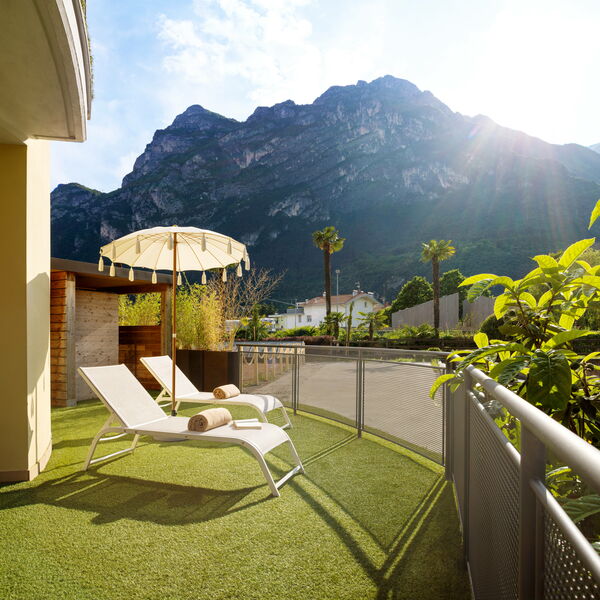 Park Wellness Junior Suite: Per dedicarti completamente al benessere,  nella sauna esclusiva sul terrazzo
